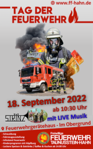 Plakat Tag der Feuerwehr